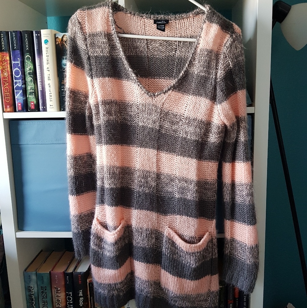 Rue21 Long Striped Sweater